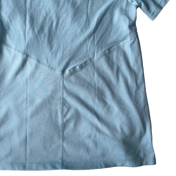 NIKE WOMENS RUNNING DRI-FIT  SHORT SLEEVE TEE CLASSIC SIZE S BABY BLUE - Picture 10 of 15